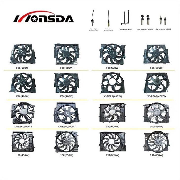 Radiator fan for Benz W205